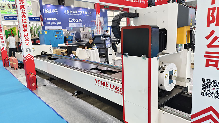 YONIK Laser debuts at the 28th Qingdao International Machine Tool Exhibition